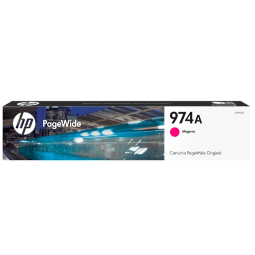 [L0R90AL] Cartucho de Tinta Magenta HP 974A para HP PageWide Pro