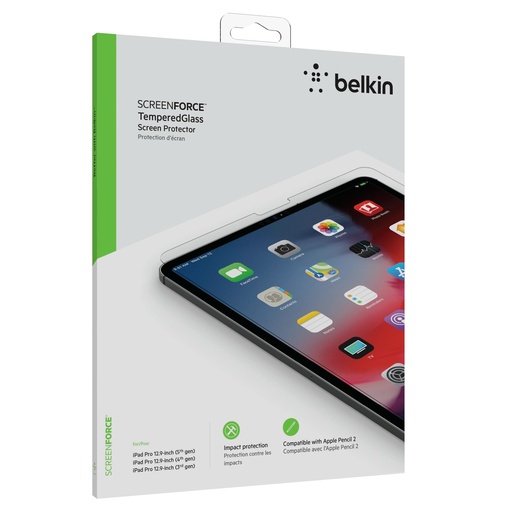 [SFD039] Protector de Pantalla de Vidrio Templado Belkin ScreenForce para iPad