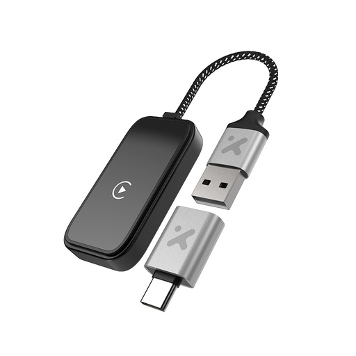 [XTA-938] Adaptador Inalámbrico 2 en 1 Car-to-Play Xtech