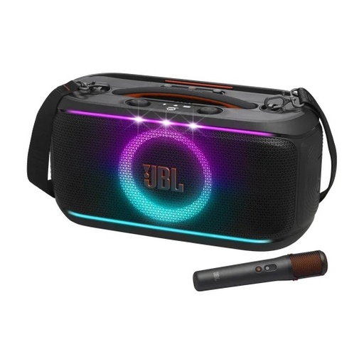 [JBLPBOTG2AIBAM] Bocina Portátil JBL PartyBox On-The-Go 2 con Micrófonos para Karaoke