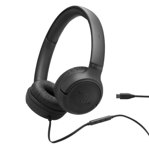 [JBLT530CBLKAM] Audífonos Supraaurales de Diadema con Cable JBL Tune 530C USB-C