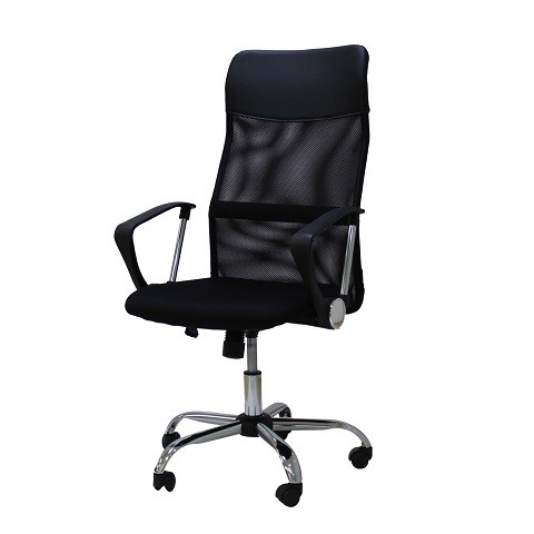 [QZY-2501] Silla Ejecutiva Xtech Turín con Respaldo y Altura Ajustable con Reposapiés Cromado