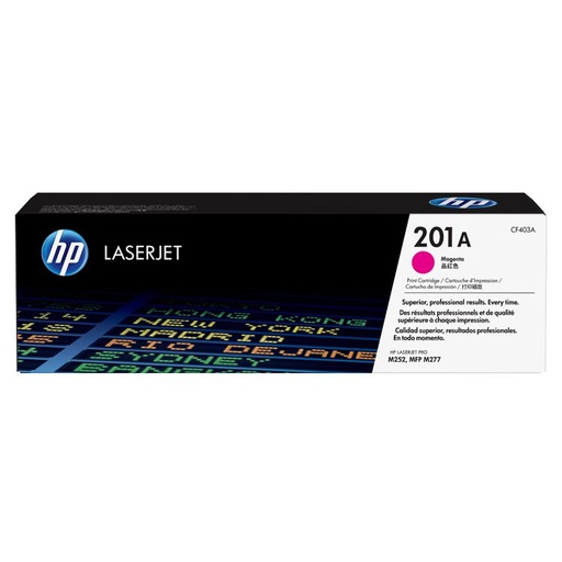 [CF403A] Cartucho de Tóner HP 201A LaserJet, Magenta