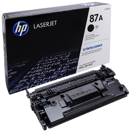 [CF287A] Cartucho De Tóner Original LaserJet H.P. Negro CF287A = 87A