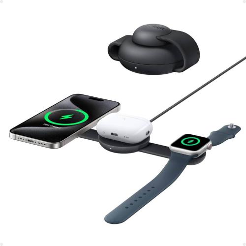[B25M8H51] Anker MagGo Cargador Inálambrico Plegable 3 en 1 