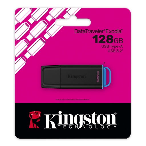 [DTXG2/128GB] Memoria USB 3.2 Gen 1 Kingston DataTraveler Exodia G2 128GB