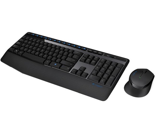 [920-007820] Combo de Teclado y Mouse MK345 Inalámbrico USB En Español Negro