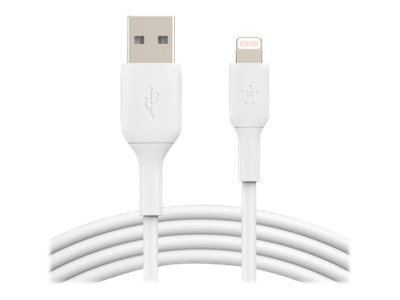 [CAA001bt2MWH] Cable Belkin Boosto Charge de USB tipo A a Lightning de 2 metros Blanco