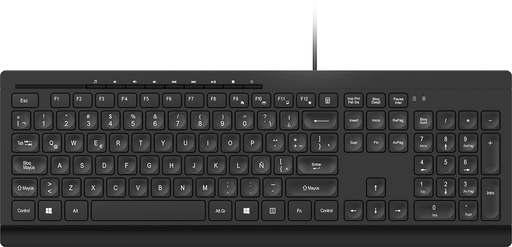 [KKM-252S] Teclado Alámbrico Klip Xtreme Compass USB Negro Español