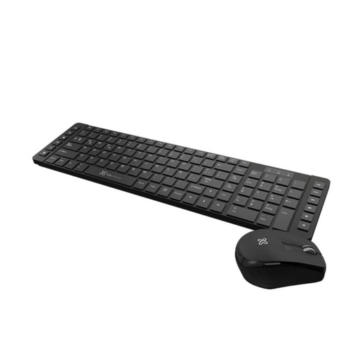 [KCK-270S] Teclado y Mouse Inalámbrico Klip Xtreme Revolution USB Negro Español