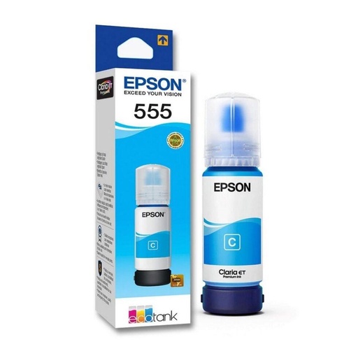 [T555220-AL] Botella de Tinta Epson T555220-AL Cyan