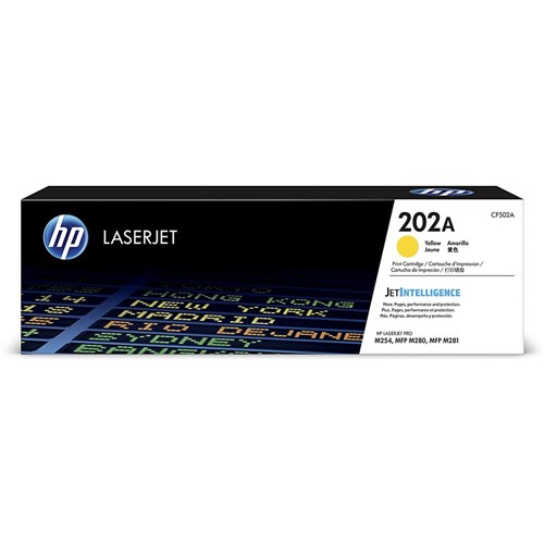 [CF502A] Cartucho de Tóner H.P. 202 Amarillo Laserjet Original