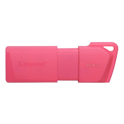[KC-U2L64-7LN] Memoria USB Kingston Data Traveler 64GB Interfaz USB 3.2 Gen 1 tipo A Temperaturas de operación 0 a 60C Temperatura de Almacenamiento -20 a 85 C Compatible con Windows® 11, 10 Rosado