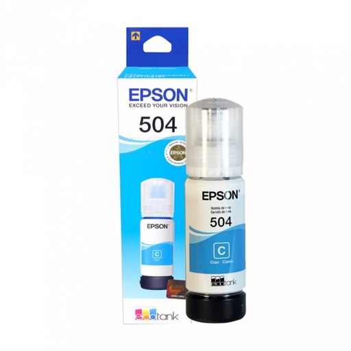[T504220-AL] Botella de Tinta Epson Original T504220 Cyan 70ml