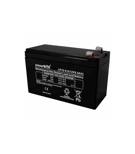 [BATPB-LP12-9.0] Batería PowerBox 12v 9Ah para UPS