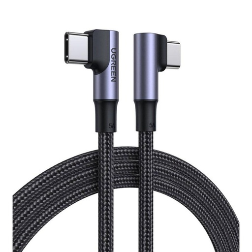 [B083Q68D52] Cable Ugreen USB Tipo C A USB Tipo C de 100W con Puntas de 90grados De 2metros