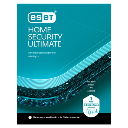 [EHSU-ESD1-5D] Licencia ESET Home Security Ultimate 5  *DIGITAL*  1 Año ESD