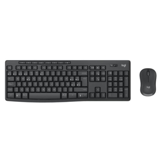 [920-012063] Combo De Teclado Y Mouse Inalámbricos Logitech MK370 Color Grafito Español