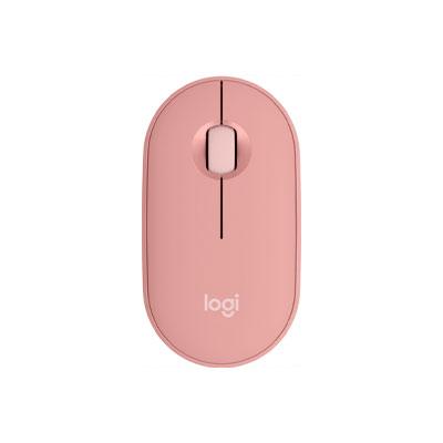 [910-007048] Mouse 2 Logitech Pebble M350s mouse inalámbrico Bluetooth, Color Rosa