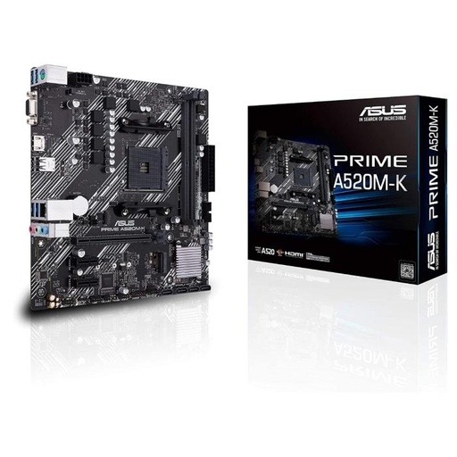 [PRIMEA520M-K] Motherboard Asus PRIME A520M-K AM4 2xDDR4 MicroATX