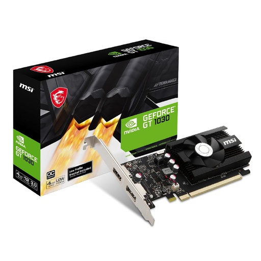 [824142327654] Tarjeta Gráfica MSI GT 1030 300V 1430 MHz DDR4