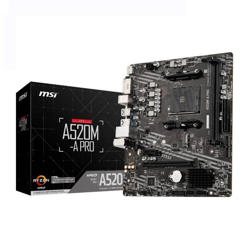 [824142224007] Motherboard MSI A520M-A PRO AM4 2xDDR4 Micro ATX
