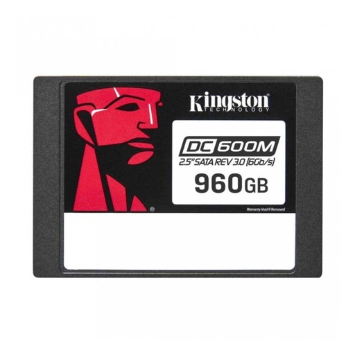 [SEDC600M/960G] Unidad de Estado Sólido Kingston 2.5" 960 GB DC600M Enterprise Uso Mixto Servidor