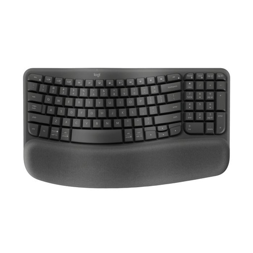 [920-011898] Teclado Ergonómico Logitech Wave Keys USB en Inglés