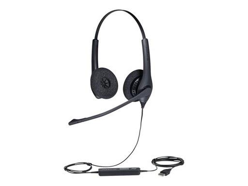 [1559-0159] Jabra BIZ 1500 Duo Profesional con Micrófono Cableado USB-A Color Negro