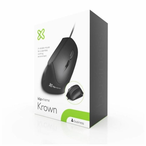 [KMO-506] Mouse Ergonómico Klip Xtreme KMO-506  Alámbrico USB 1600DPI