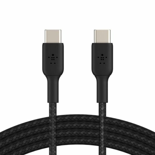 [CAB004BT1MBK] Cable Belkin CAB004BT1MBK USB Tipo C Trenzado 1 Metro