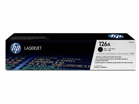 [CE310A] Cartucho de Tóner H.P. 126A Color Negro Laserjet Original
