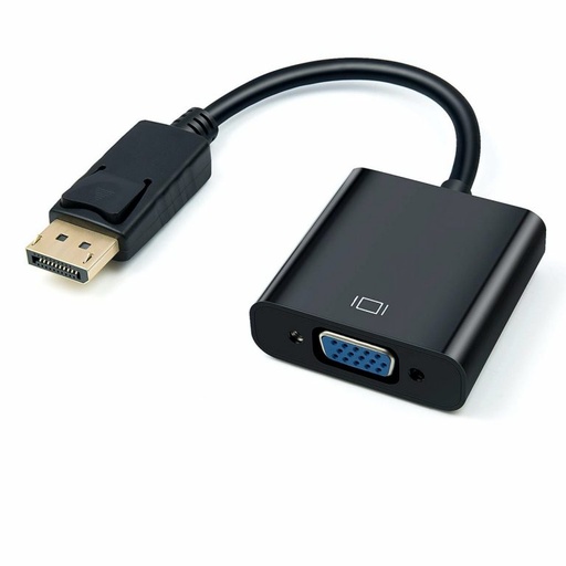 [ARG-CB-0056] Adaptador Argom Tech de Display Port a VGA ARG-CB-0056 Macho a Hembra