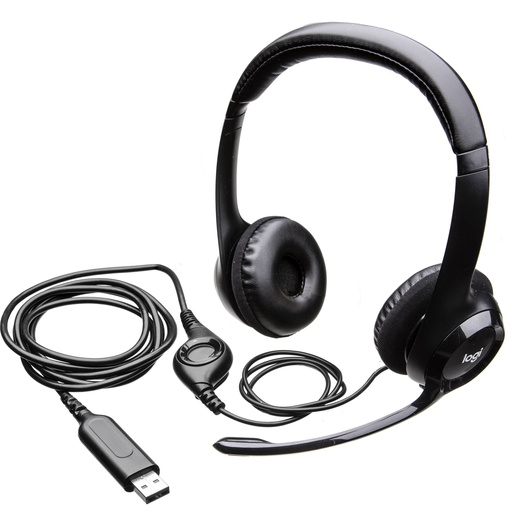 [981-000014] Auriculares con Micrófono Logitech USB H390 Para PC