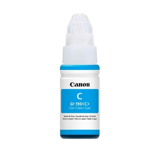 [0668C001AC] Botella de Tinta GI-190 Cyan 70ml