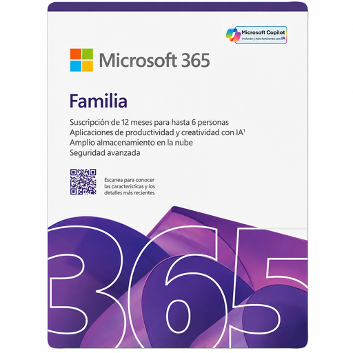 [EP2-32295TP] Licencia Microsoft 365 Familiar **DIGITAL** 1 Año 