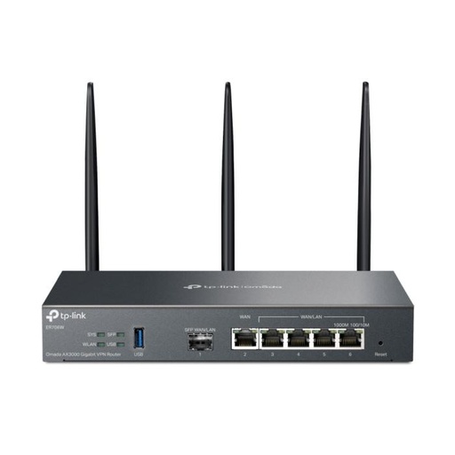 [ER706W] Router TP-Link VPN Gigabit Omada AX3000 4 puertos - 1GbE