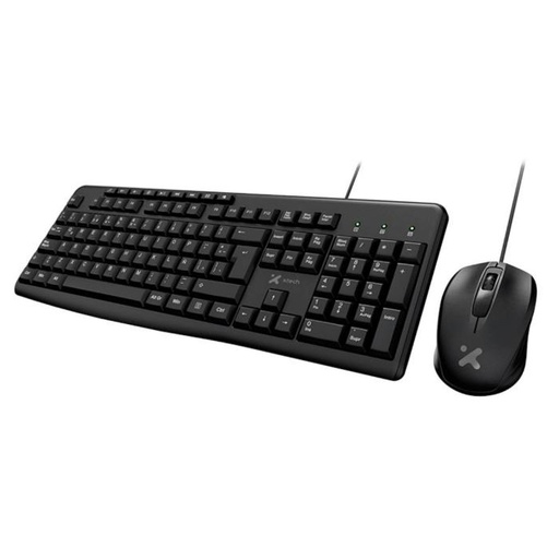 [XTK-302S] Xtech - Combo - Teclado y Mouse - set - Wired
