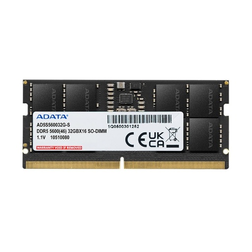 [AD5S560016G-S] Memoria Ram DDR5 SODIMM 16GB ADATA Premier 5600MHz CL46