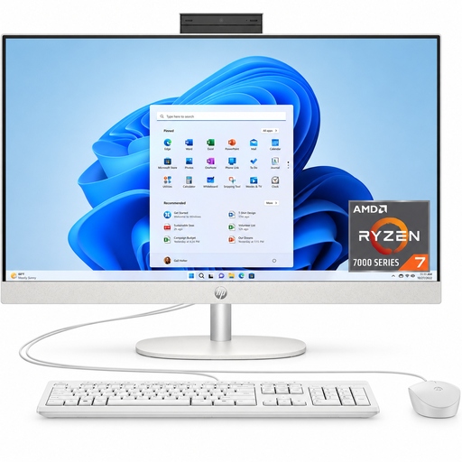 [BA1W4LA#ABM] HP All-in-One con Procesador AMD Ryzen 7 7730U hasta 4.8 GHz