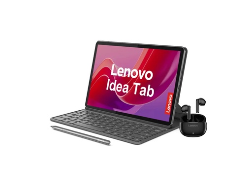 [ZAFR0881PA] Lenovo Idea Tab 11" WiFi, 8GB RAM, 256GB – Incluye Teclado, Pen Plus y Audífonos E310 (Gris)
